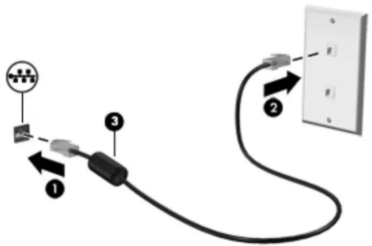HP ZBook 14u G5 - Connexion à un réseau local (LAN) (certains produits uniquement) - 3