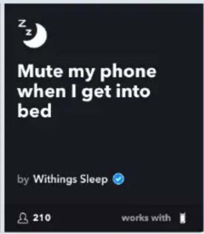 WITHINGS Sleep Analyzer - Activer IFTTT - 3