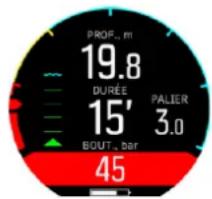 SUUNTO D5 - Pression de la bouteille - 3