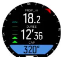 SUUNTO D5 - Mode profondimetre - 2