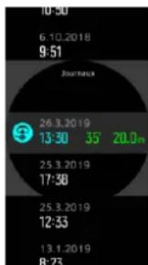 SUUNTO D5 - Journal de plongée - 2