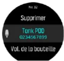 SUUNTO D5 - Pour désappairer et-retirer votreTankPOD pour un gaz spécifique depuis le menu : - 2