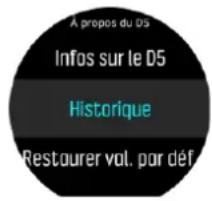 SUUNTO D5 - Historique de plongée - 1