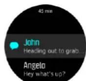 SUUNTO D5 - Historique des notifications - 1