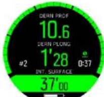 SUUNTO D5 - Notification de surface - 2