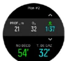 SUUNTO D5 - Comment planifier une plongée à l'aide du Planificateur de plongée - 1