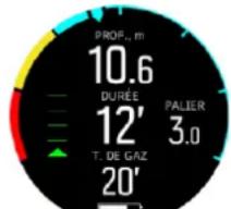 SUUNTO D5 - Temps de gaz - 1