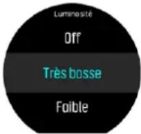 SUUNTO D5 - Comment changer la luminosité de l'écran - 2