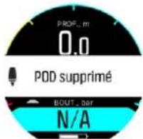 SUUNTO D5 - Pour désappairer et-retirer votreTankPOD pour un gaz spécifique avec la méthode deproximity: - 4