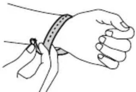 ALCATEL Moveband MB12 - Mettre le MOVEBAND MB12 au poignet - 1