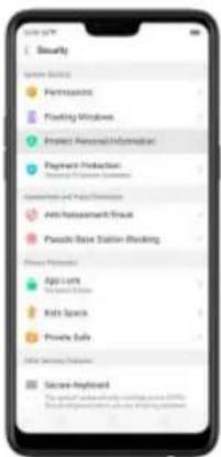OPPO R15 Pro - 11,3. Permissions d'application - 1