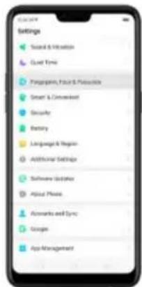 OPPO R15 Pro - Chiffrement d'applications - 1