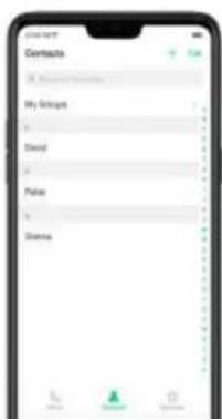 OPPO R15 Pro - 6,1. Ajouter un contact - 1