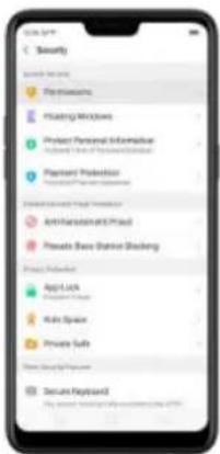OPPO R15 Pro - 11,3. Permissions d'application - 1
