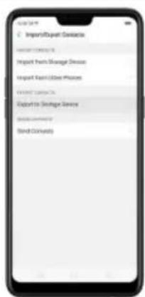OPPO R15 Pro - 6,3. Importer et exporter les contacts - 3