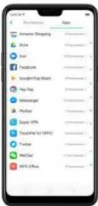 OPPO R15 Pro - 7,3. Autorisation de confidentialité - 3