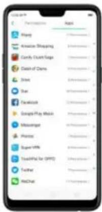 OPPO R15 Pro - 11,3. Permissions d'application - 3