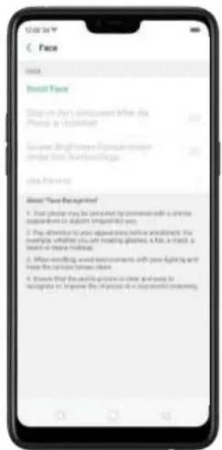 OPPO R15 Pro - Enregistrer un visage sur vous telephone OPPO - 2