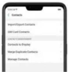OPPO R15 Pro - 6,5. Gérer les contacts - 1