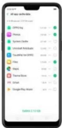 OPPO R15 Pro - 9,3. Effacer le stockage - 1