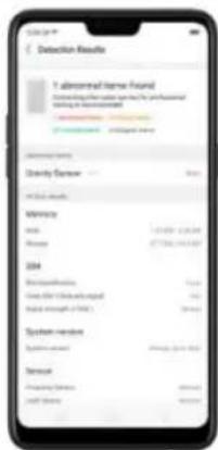 OPPO R15 Pro - 7,6. Détction de problèmes courants - 1
