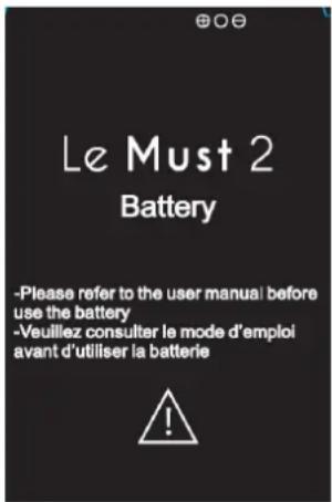 LOGICOM Le Must 2 - Installaon de la baerie : - 1