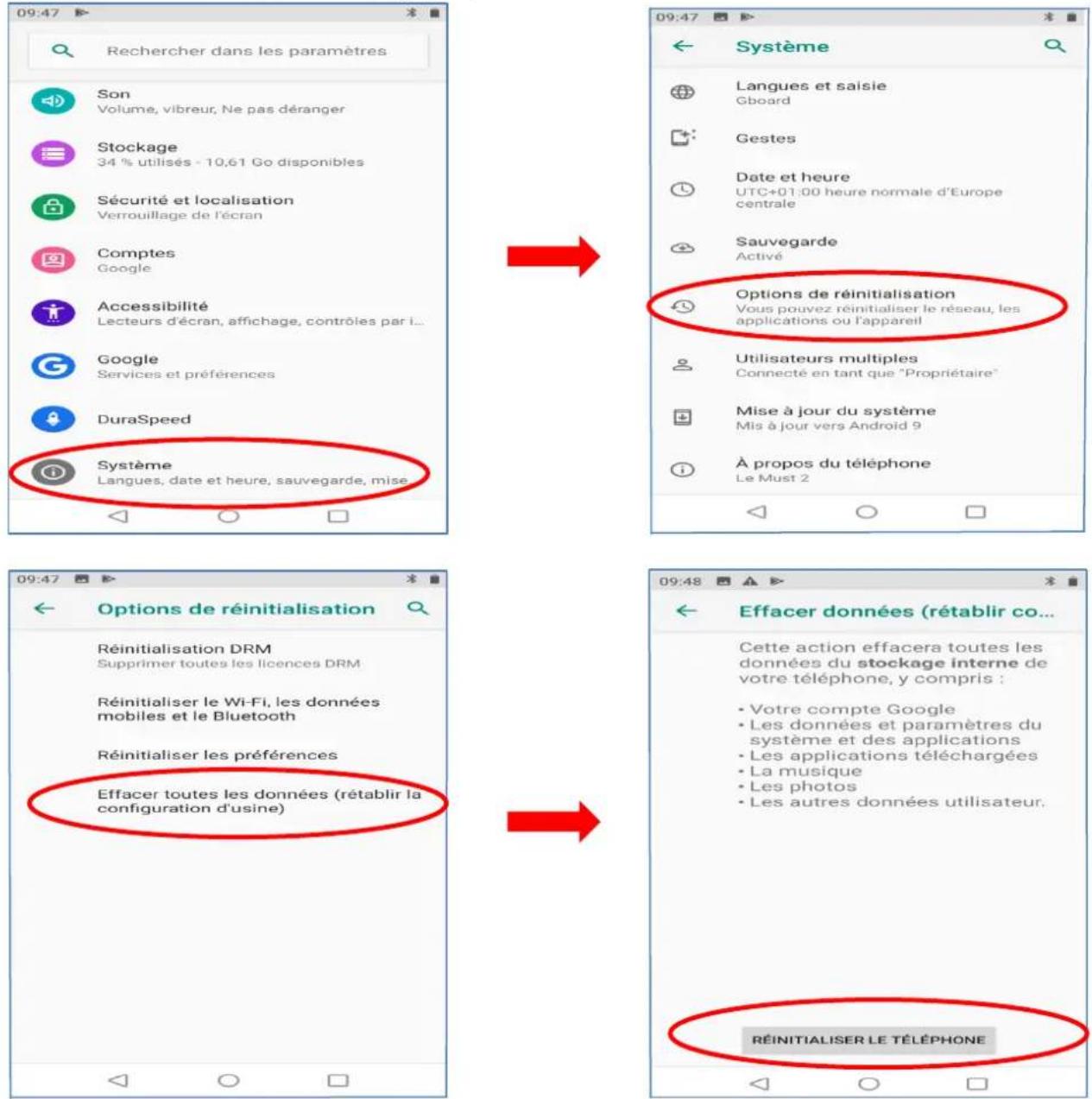 LOGICOM Le Must 2 - Réinialisaon - 1