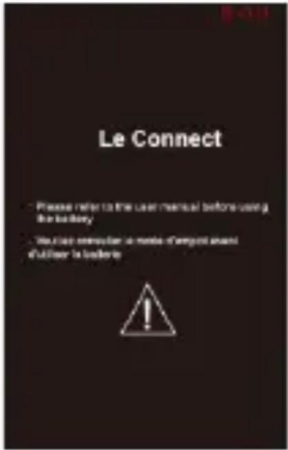 LOGICOM Le Connect - Installation de la batterie : - 1