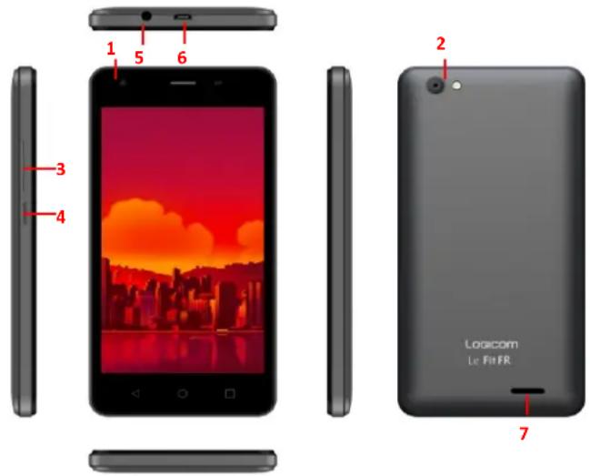 LOGICOM Le Fit FR - Descripf du Smartphone. - 1