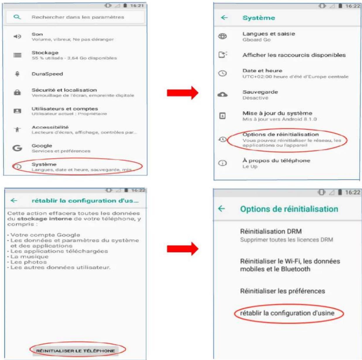 LOGICOM Le Fit FR - Réinialisaon - 1
