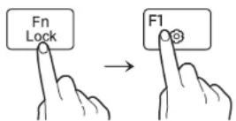 SAMSUNG Galaxy Book Ion - Utiliser les touches de raccourci - 2