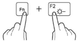 SAMSUNG Galaxy Book Ion - Régler la luminosité au moyen du clavier - 1