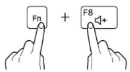 SAMSUNG Galaxy Book Ion - Régler le volume au moyen du clavier - 2