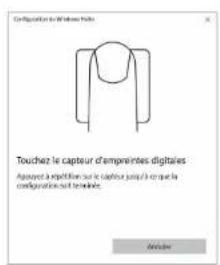 SAMSUNG Galaxy Book Ion - Enregistrement de votre empreinte digitale - 2