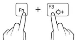 SAMSUNG Galaxy Book Ion - Régler la luminosité au moyen du clavier - 2