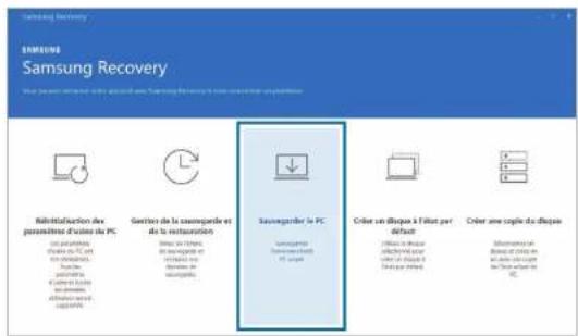 SAMSUNG Galaxy Book Ion - Sauvegarder le système actuel - 1