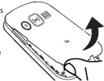 DORO 1350 - Carte SIM, carte mémoire et batterie - 1