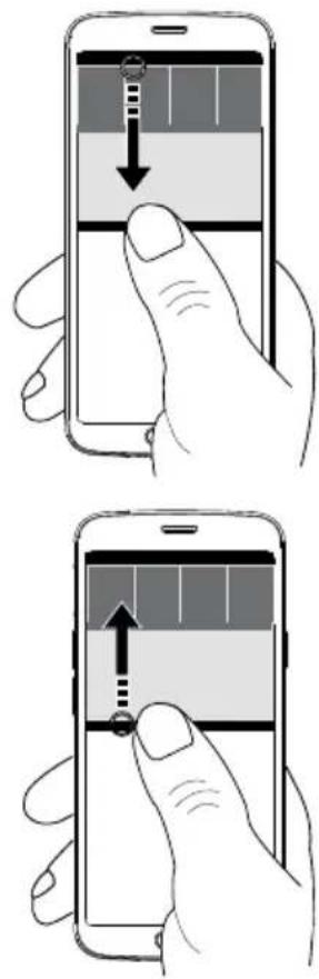 DORO 8062 - Ouvrir et fermer le panneau de notification - 1
