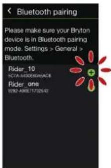 Bryton Rider 15 - Appairer votre apparéil avec l'application Bryton Mobile - 4