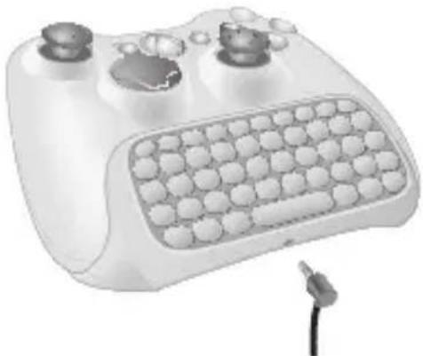 MICROSOFT Xbox 360 Chatpad - Connect a Headset - 1
