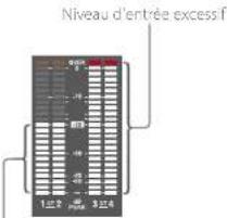 SONY PXWZ450 - Niveau audio cible pour I'ajustement manuel - 1