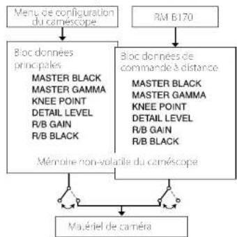 SONY PXWZ450 - Struttura dei dati di regolazione della qualità dell'immagine - 1