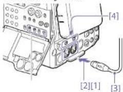 SONY PXWZ450 - Fonction de détction automatique de connexion XLR - 1