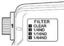 SONY PXWZ450 - Bouton FILTER - 1