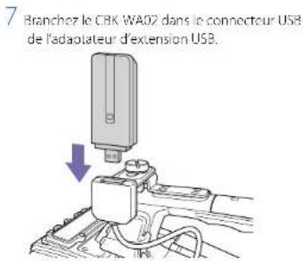 SONY PXWZ450 - Fixation du CBK-WA02 - 7
