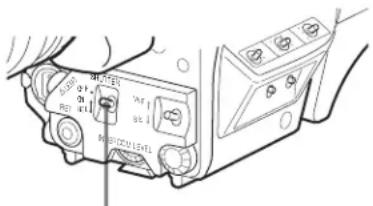 SONY HSC300R - Sélection du mode et de la vitesse d'obturation - 1