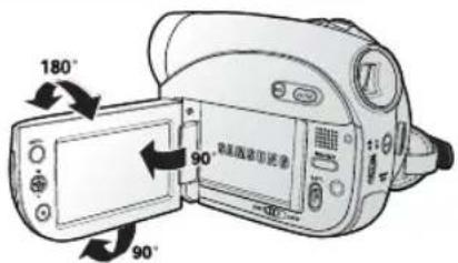 SAMSUNG VPDX100i - Réglage de l'écran LCD - 2