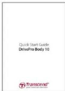 TRANSCEND DrivePro Body 10 - Contenu de l'emballage - 7