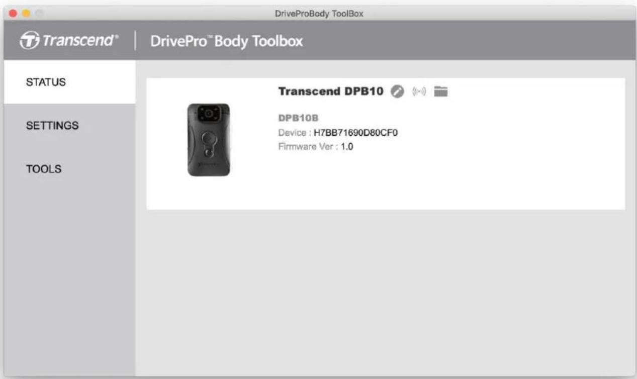 TRANSCEND DrivePro Body 10 - Statut - 1