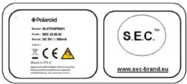 POLAROID SL4TF24PR001 - In the European Union disposal of electronic waste is the responsibility of the end user. - 3